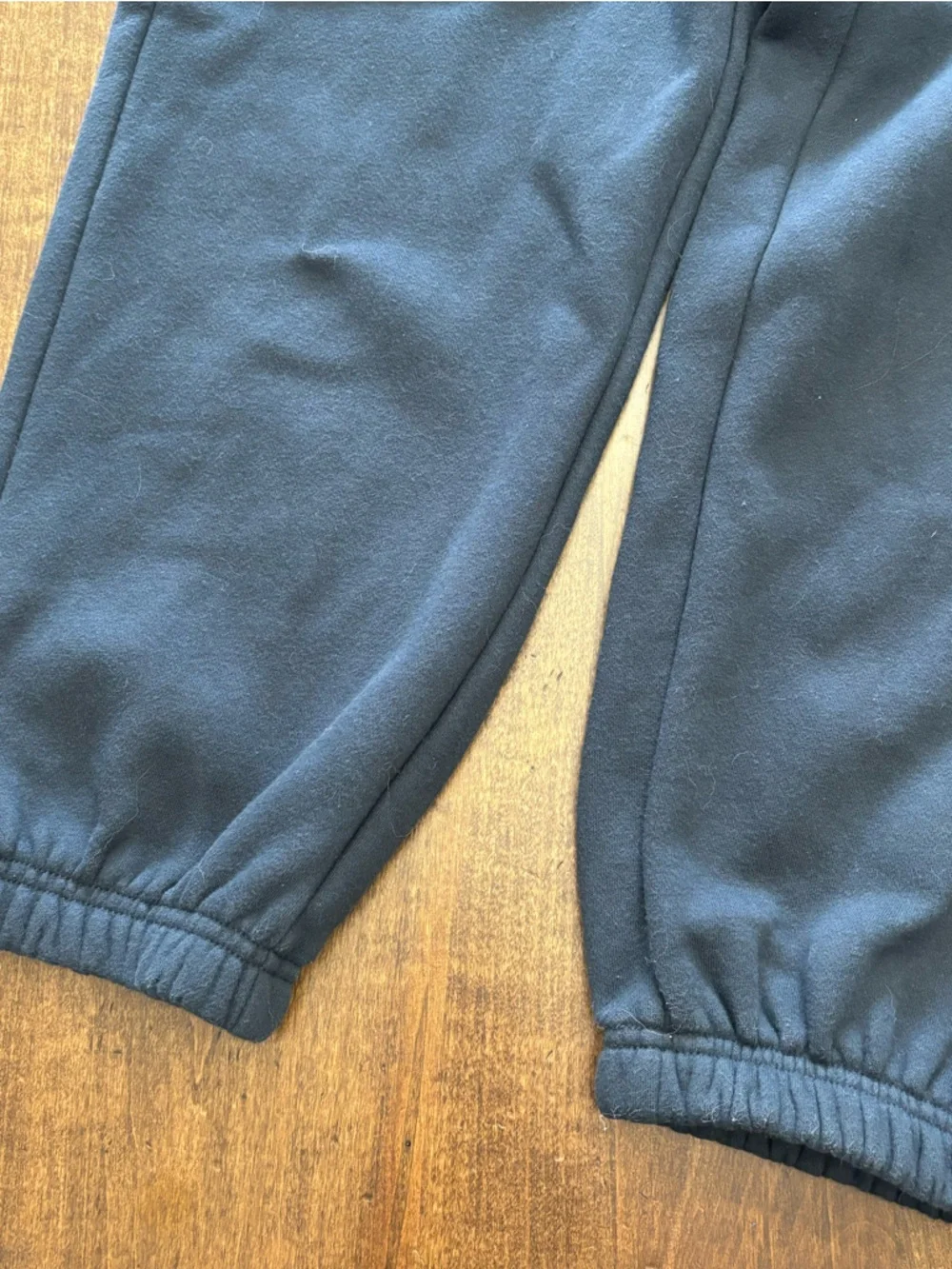 Tuff Athletics Cargo Joggers Size S NWOT Navy Fleece Utility Sweatpants - Picture 3 of 10